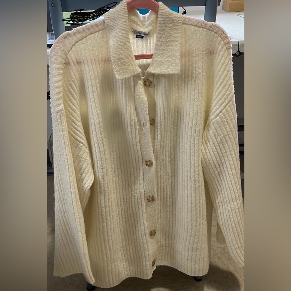 Whoa so soft collared sweater